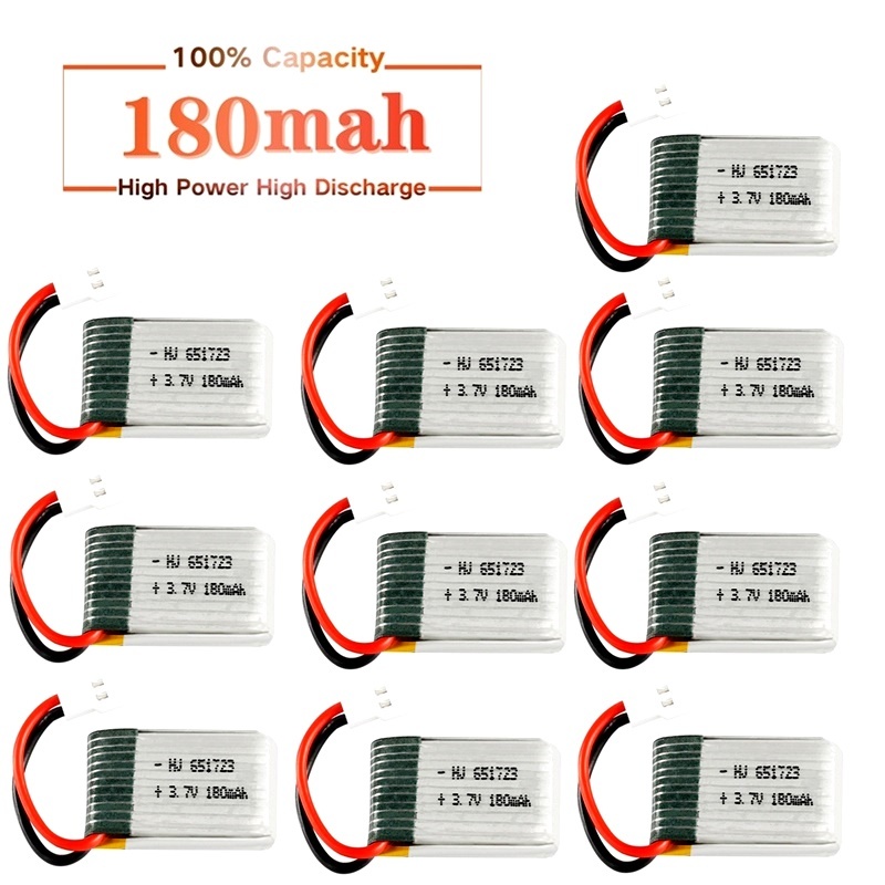 JJRC H8 Mini 3.7v 180mahリポバッテリ - Rc Helicopter Coaxial のレビューと価格