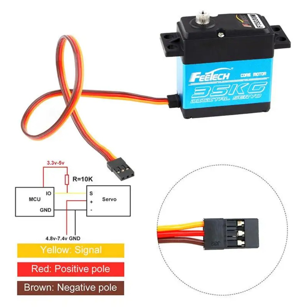 FEETECH FT5330M 35KG デジタルサーボ 1 - Rc Helicopter Servo のレビューと価格