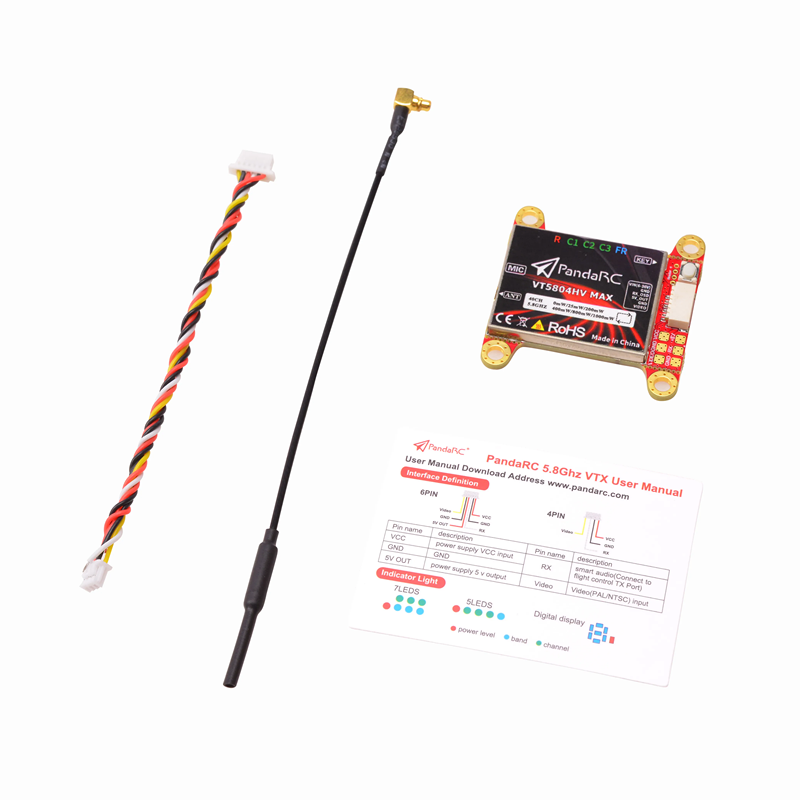 PandaRC VT5804HV MAX 5.8G 40CH - Rc Helicopter Remote Control のレビューと価格