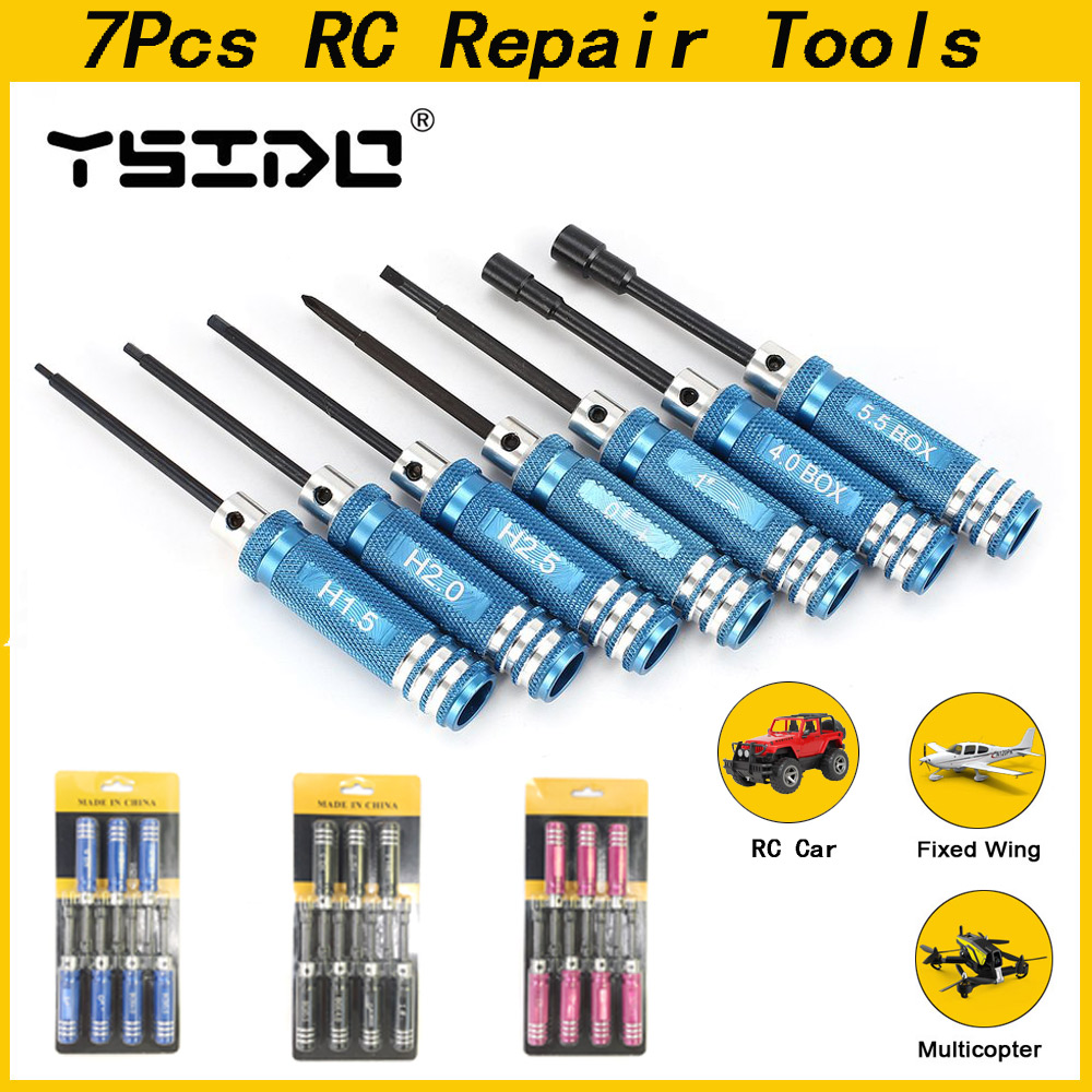 YSIDO 7 個 1.5 2.0 2.5 ミリメートル六角 - Rc Helicopter Tool Kit のレビューと価格